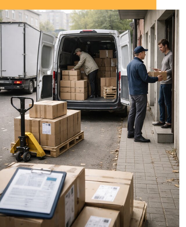 Доставка грузов от двери до двери с таможней от 48933 руб.