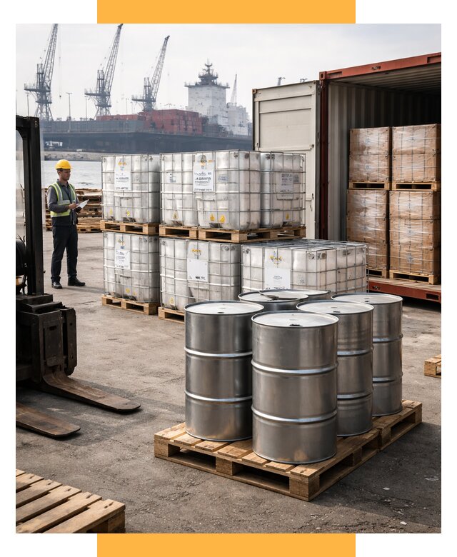 Доставка химического сырья из Индии от 271850 р. | СетСервис-Крв