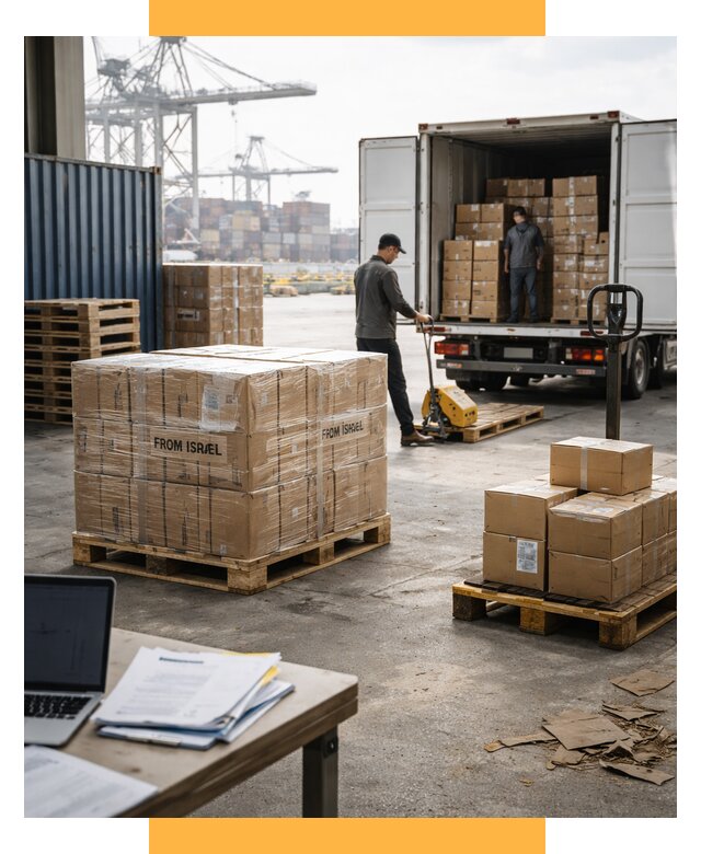 Доставка грузов из Израиля от 16311 р., логистика от СетСервис-Крв
