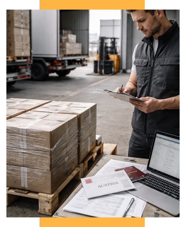 Доставка в Австрию от 70681 р. Логистика и экспорт СетСервис-Крв