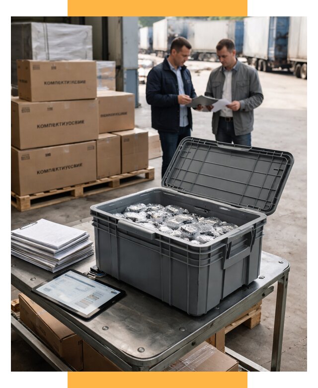 Перевозка комплектующих из Китая от 7068 р. | СетСервис-Крв