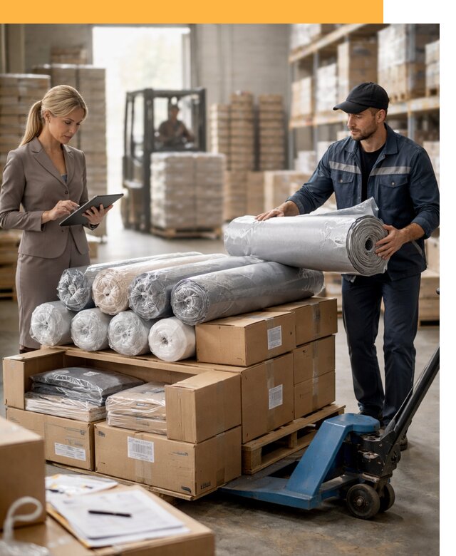 Перевозка текстиля по миру от 16311 руб. с таможней и страхованием