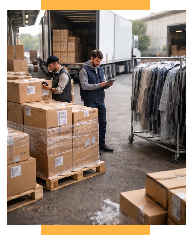 Перевозка и доставка одежды из Китая от 8156 р., СетСервис-Крв