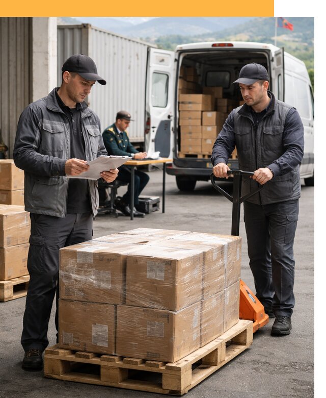 Доставка грузов через Армению, быстрая таможенная очистка от 27185