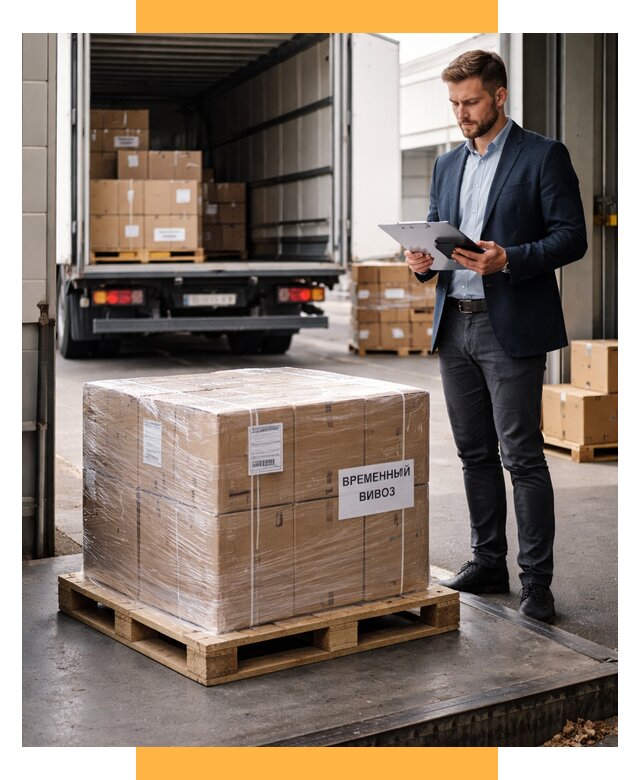 Временный вывоз товаров под ключ от 8699 р. | СетСервис-Крв